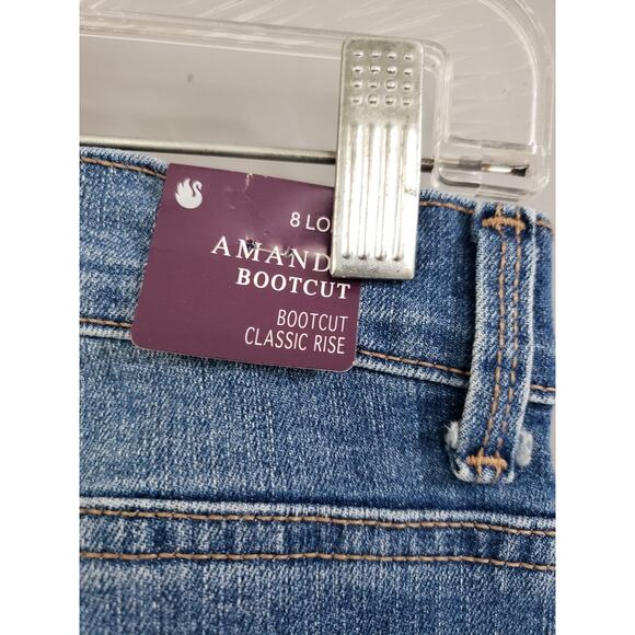 NEW 8 LONG - Gloria Vanderbilt Amanda Bootcut Jeans Tall Classic Rise - Picture 6 of 6